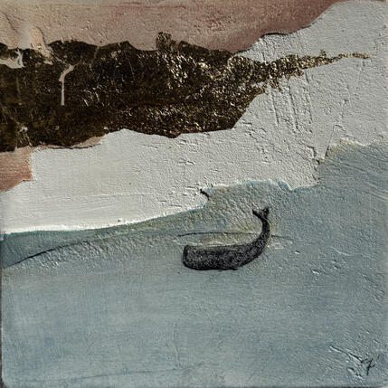 Painting FOSCA by Roma Gaia | Painting Subject matter Acrylic, Sand Minimalist