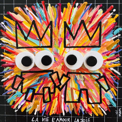Painting La vie, l'amour, la joie by Mam | Painting