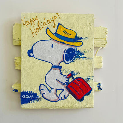 Painting J'y retourne by Revel | Painting Pop-art Pop icons