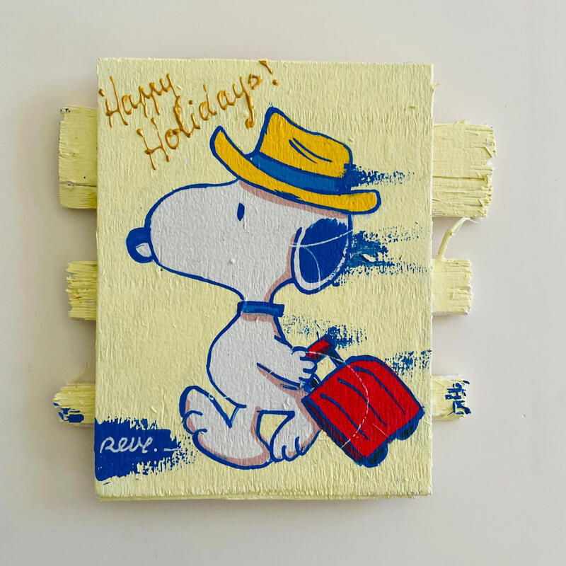 Painting J'y retourne by Revel | Painting Pop-art Pop icons