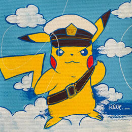 Painting En route ! by Revel | Painting Pop-art Pop icons