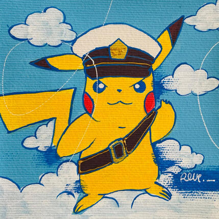 Painting En route ! by Revel | Painting Pop-art Pop icons