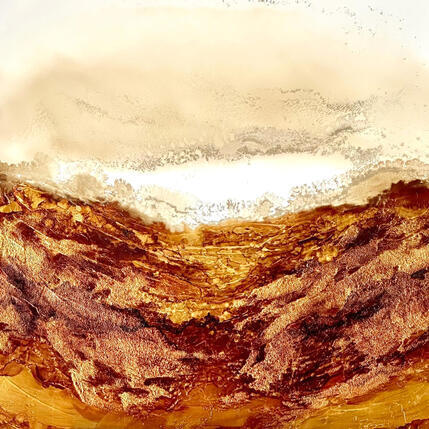 Peinture a venir par Depaire Silvia | Tableau Abstrait Acrylique Minimaliste, Paysages