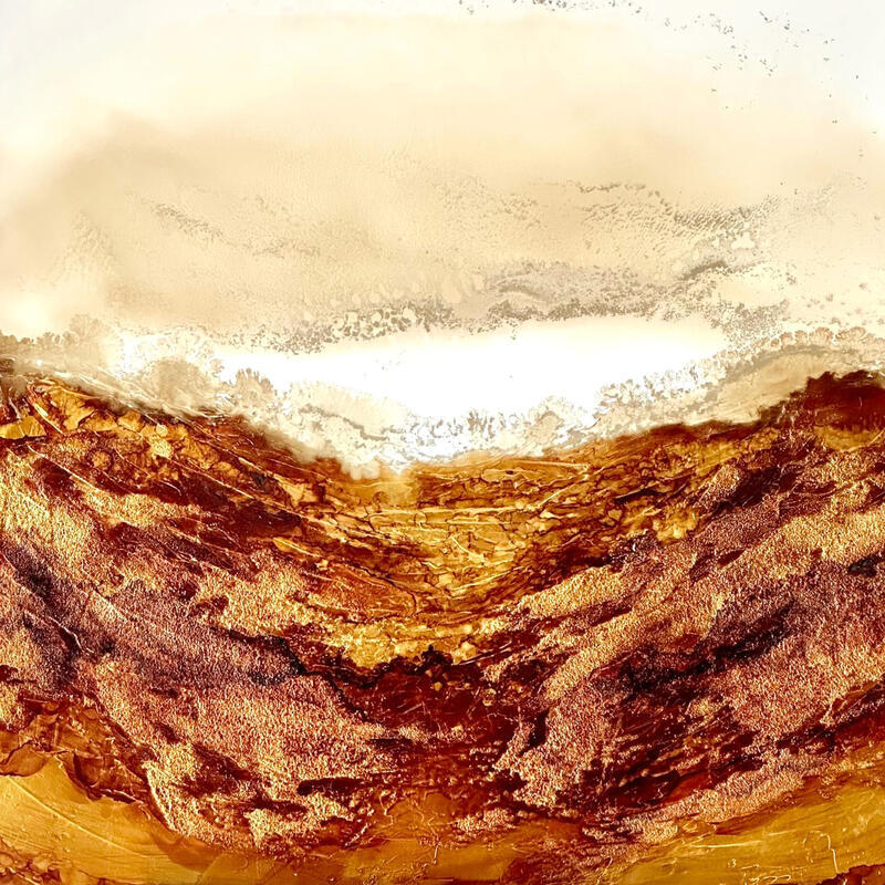 Peinture a venir par Depaire Silvia | Tableau Abstrait Paysages Minimaliste Acrylique