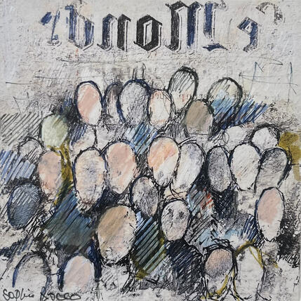 Painting Le monde by Rocco Sophie | Painting