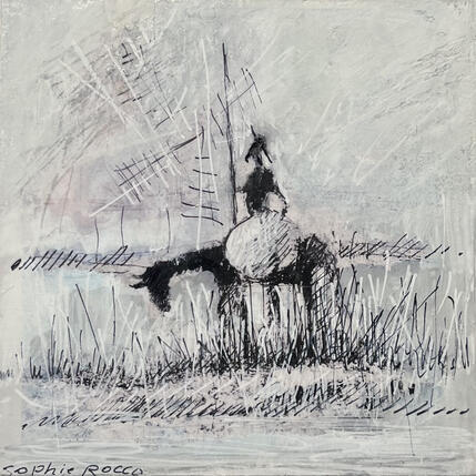 Painting Don Quichotte by Rocco Sophie | Painting