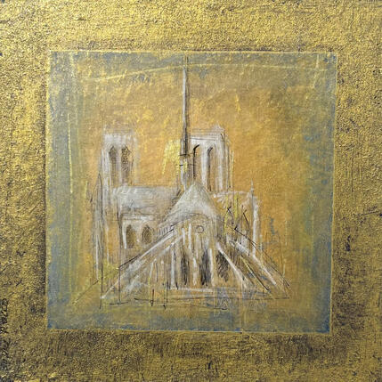 Painting Notre Dame de Paris by Rocco Sophie | Painting