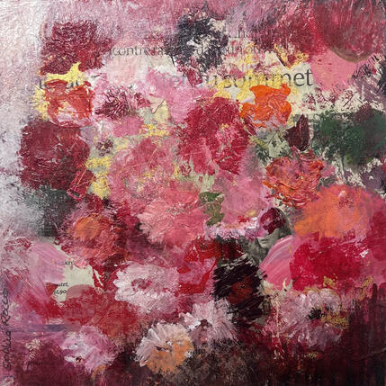 Painting Fleurs d'été by Rocco Sophie | Painting
