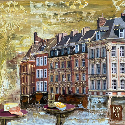 Painting Un p’tit tour à Lille by Romanelli Karine | Painting