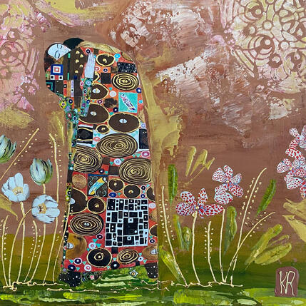 Painting Mon ancrage  by Romanelli Karine | Painting