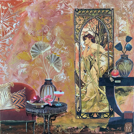 Painting Luxe, calme et volupté  by Romanelli Karine | Painting