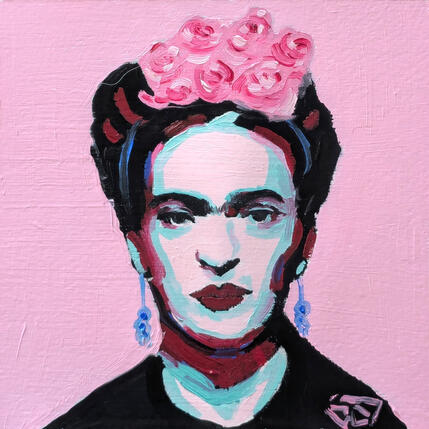 Peinture Frida Kahlo par G.C.Popartist | Tableau