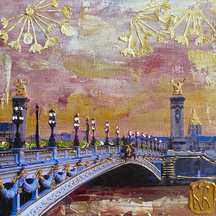 Painting Summer in Paris  by Romanelli Karine | Painting