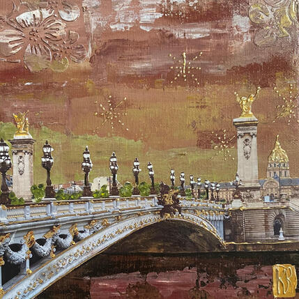 Painting Paris l’été Indien by Romanelli Karine | Painting