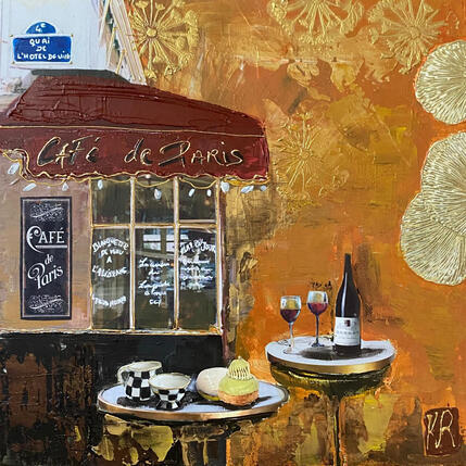 Painting Quai de l’hôtel de ville by Romanelli Karine | Painting