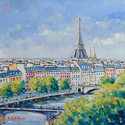 Painting PARIS by Euger | Painting
