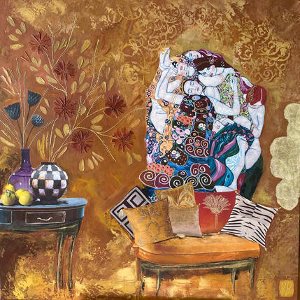 Painting L’ivresse de ta peau by Romanelli Karine | Painting