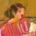 Painting Ce livre te plairait by Ral Lourdes | Painting Figurative Life style Wood Acrylic