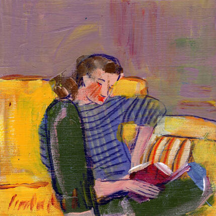 Painting Maintenant, je comprends ce que tu me disais by Ral Lourdes | Painting