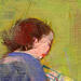 Painting Avant que tu arrives by Ral Lourdes | Painting Figurative Life style Acrylic