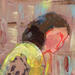 Painting Ce que je voulais te dire by Ral Lourdes | Painting Figurative Life style Acrylic