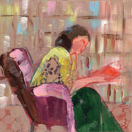 Painting Ce que je voulais te dire by Ral Lourdes | Painting