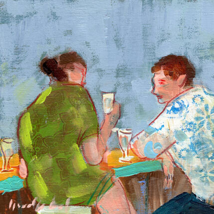 Peinture Nous nous comprenons d’un regard par Ral Lourdes | Tableau