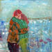 Painting Un peu plus longtemps by Ral Lourdes | Painting Figurative Life style Acrylic