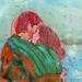 Painting Un peu plus longtemps by Ral Lourdes | Painting Figurative Life style Acrylic