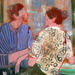 Painting Comme d’habitude, à tes côtés by Ral Lourdes | Painting Figurative Life style Acrylic