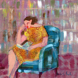 Painting Le livre que tu m’as prêté by Ral Lourdes | Painting