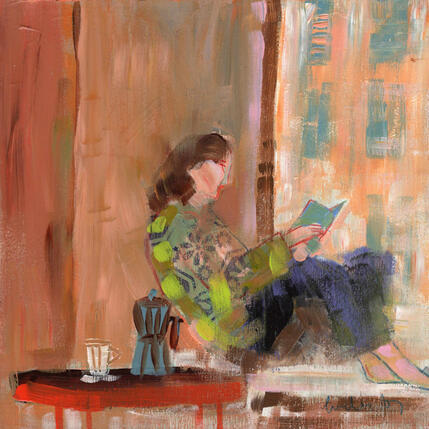 Painting Un moment rien qu’à moi by Ral Lourdes | Painting