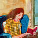 Painting La fenêtre ouverte by Ral Lourdes | Painting Figurative Life style
