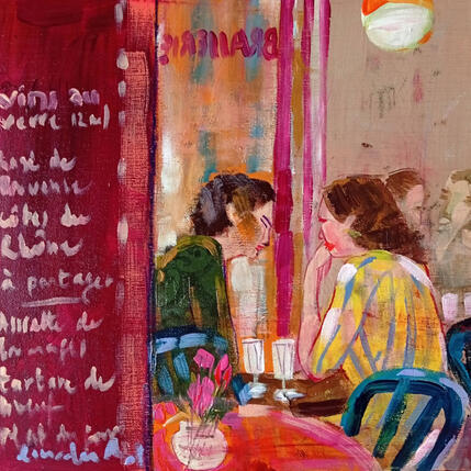 Painting J’avais tellement hâte de te voir by Ral Lourdes | Painting