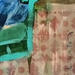 Painting Lire pendant que le monde passe by Ral Lourdes | Painting Figurative Life style Acrylic