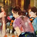 Painting Quand il reste encore une histoire by Ral Lourdes | Painting Figurative Life style Acrylic