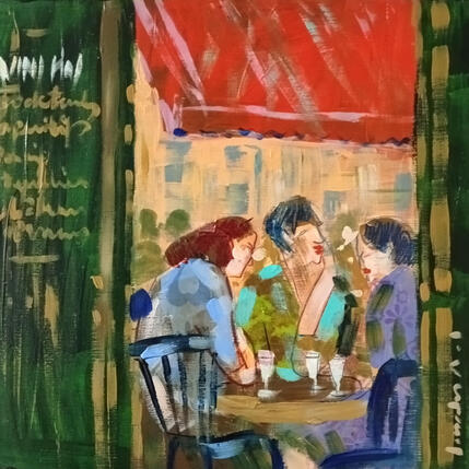 Painting Tout près de toi by Ral Lourdes | Painting