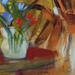Painting Les conversations qui nous attendent by Ral Lourdes | Painting Figurative Life style Wood Acrylic