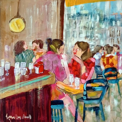 Painting Au milieu du bruit, toi et moi by Ral Lourdes | Painting