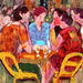 Painting La prochaine fois, sans attendre autant by Ral Lourdes | Painting Figurative Life style Acrylic