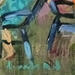 Painting Au milieu du bruit, ta voix · La ville nous réunit à nouveau by Ral Lourdes | Painting Figurative Life style Acrylic