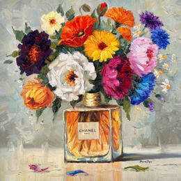 Painting Luxury Blooms by Pigni Diana | Painting Impressionism Oil Life style, Nature, Still-life