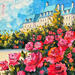 Painting Roses of Luxembourg by Pigni Diana | Painting Impressionism Landscapes Urban Architecture Oil