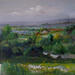 Painting Paisaje en verdes by Cabello Ruiz Jose | Painting Figurative Landscapes Oil