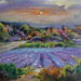 Painting Atardecer by Cabello Ruiz Jose | Painting Figurative Landscapes Oil