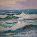 Painting Olas en movimiento by Cabello Ruiz Jose | Painting Figurative Marine Oil