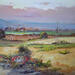 Painting Final del verano by Cabello Ruiz Jose | Painting Figurative Landscapes Oil