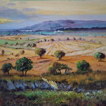 Painting Llanuras by Cabello Ruiz Jose | Painting Figurative Oil Landscapes