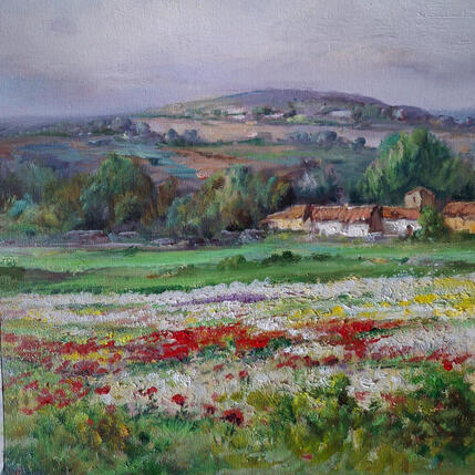 Painting Floresta by Cabello Ruiz Jose | Painting Figurative Oil Landscapes