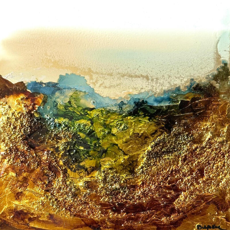 Painting Bronze Age 3415 by Depaire Silvia | Painting Abstract Acrylic